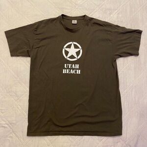 B&C‎ Utah Beach Olive T shirt XXL